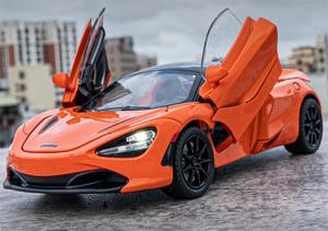 1:24 <span class=keywords><strong>McLaren</strong></span> metallo modello di auto giocattoli con luci e suono Die-cast tirare indietro auto giocattolo per bambini ragazzi - Product Image 3