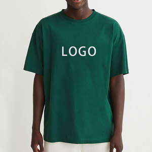 T-shirts en coton de haute qualité à épaules tombantes, t-shirts de luxe 240 g/m², t-shirt oversize décontracté d'été à col rond, t-shirt uni et ample - Product Image 2