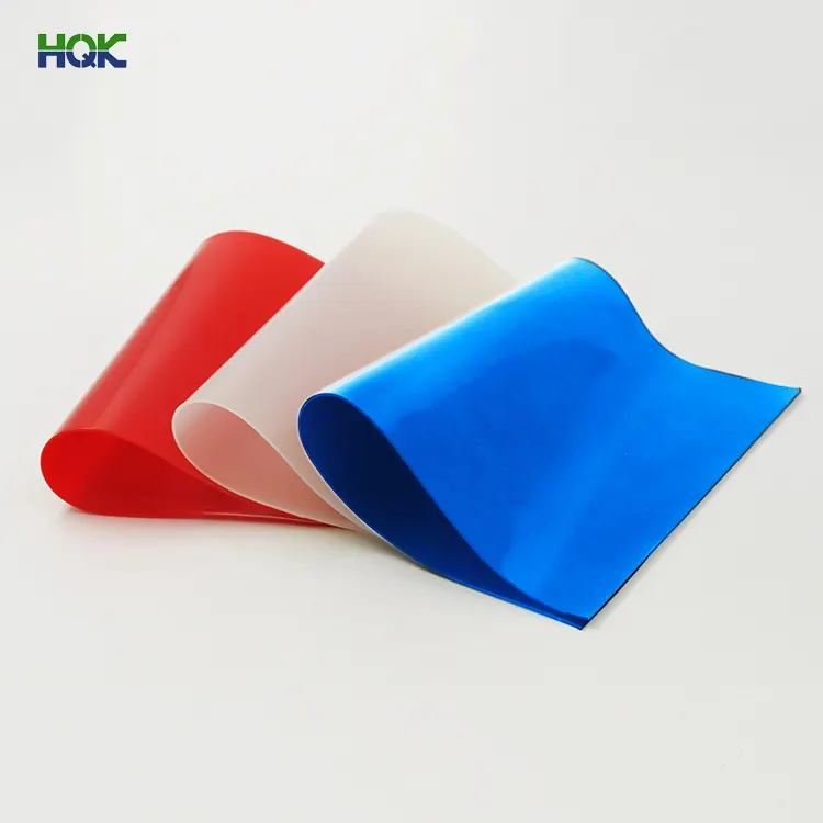Di alta qualità in silicone resistente al calore colorful 0.5 millimetri 1mm 3 millimetri 5 millimetri personalizzabile del silicone foglio di gomma