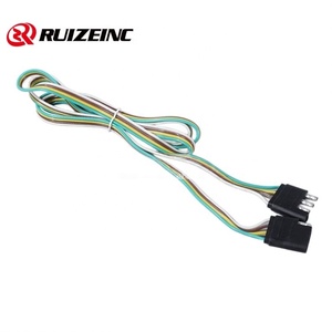 Usine Pvc isolé cordon quatre couleurs connexion d'alimentation câble d'extension en gros - Product Image 1