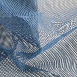 Tissu en maille de polyester non extensible, tissu en maille nid d'abeille, tissu en maille hexagonale, tricoté en chaîne pour sacs à linge et rideaux - Product Image 2
