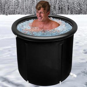 Baignoire Spa Moderne d'Extérieur Pliable et Portable pour Bain de Glace, Baignoire de Plongeon Froide en PVC avec Couvercle Gonflable, Écologique pour la Récupération Sportive - Product Image 2