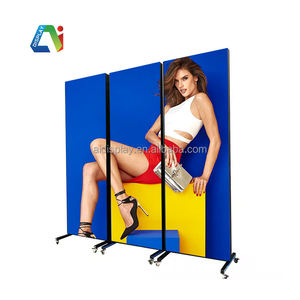 Écran LED sur pied pour cinéma, série d'écrans LED miroir WIFI 4G USB, enseignes numériques publicitaires, écran LED intérieur pour centre commercial, <span class=keywords><strong>texte</strong></span> - Product Image 2