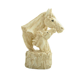 Statue de tête de cheval en résine, sculpture animale rustique vintage <span class=keywords><strong>pour</strong></span> la décoration de la maison, bureau, étagère, <span class=keywords><strong>cadeau</strong></span> idéal <span class=keywords><strong>pour</strong></span> l'inauguration d'une maison - Product Image 2