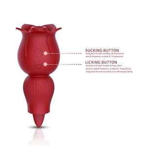 Nuit rose langue sucer lécher masseur dispositif de masturbation féminine stimulation du clitoris objets sexuels adultes - Product Image 2