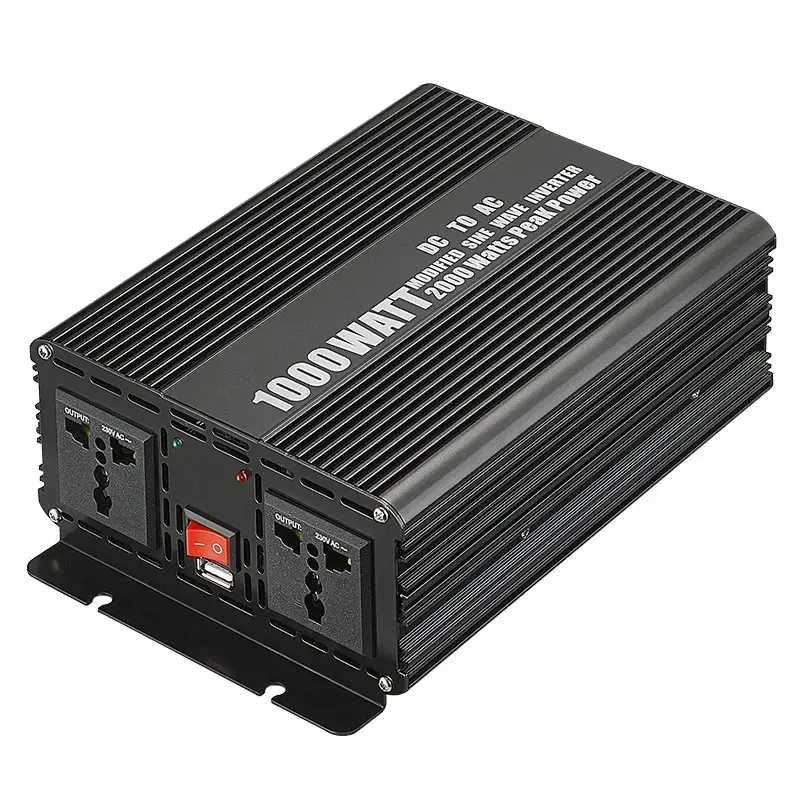 Intelligence protection 1kw on grid 12/24VDC parallel function off grid High Frequency Power solar inverter