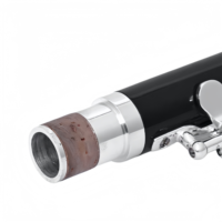 Professional Bakelite Silver-plated C Tone Piccolo Flute WoodWind Instrument Junior Split E High Grade ABS Body with Hard case