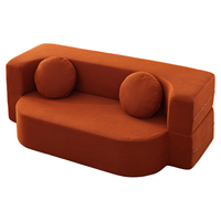 Sofá Cama Moderno Comprimido al Vacío, Plegable y Ahorrador de Espacio, de Esponja, para Apartamentos Pequeños, Solución de Asientos Modulares
