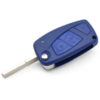 3 BTN Flip Folding Remote Car Key Shell Case Cover SIP22 Blade Blank Button with Battery Door