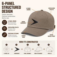 Gorras de Béisbol con Logotipo Personalizado al por Mayor, Gorras Estilo Dad Hat, Snapback, Trucker, de Perfil Bajo, Bordadas, al por Mayor, de Fábrica OEM, Unisex, Ajustables