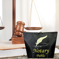 Sac de sécurité portable pour objets de valeur, sac de dépôt bancaire pour argent liquide, sac de notaire étanche avec 2 clés et serrure