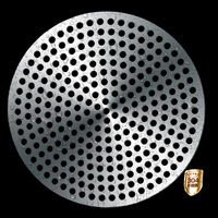 Disque perforé rond d'insertion de drain de plancher de crépine de drain de feuille perforée d'acier inoxydable