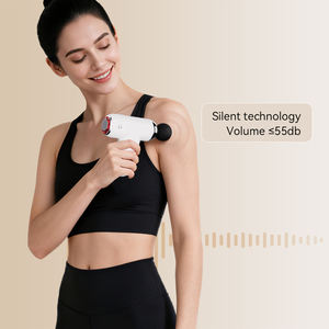 Produsen Pistol Pijat Profesional Mini Deep Tissue Booster Percussion, Mesin Pijat Fascia Elektrik Portabel untuk Punggung dan Leher - Product Image 1