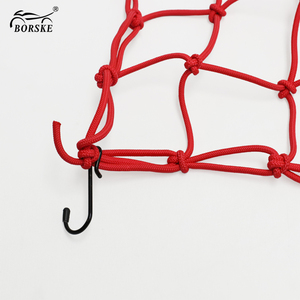 Filet de rangement universel réglable à 6 crochets pour <span class=keywords><strong>moto</strong></span>, filet de chargement en maille pour bagages, organisateur de coffre pour voiture - Product Image 5