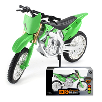 Vente en gros de moto tout-terrain miniature à l'échelle 1:8, modèle de moto miniature en métal moulé sous pression avec des sons pour enfants