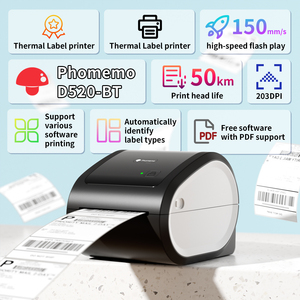 Phomemo D520-BT 4x6 Etikettendrucker, Kabelloser Akku-Thermodrucker für AMZ Shopify UPS FedEx, 150mm/s - Product Image 6