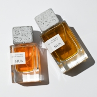 Flacon de parfum géométrique de luxe 30ml 50ml 100ml, flacon de parfum vide en verre personnalisé, emballage de parfum de créateur OEM