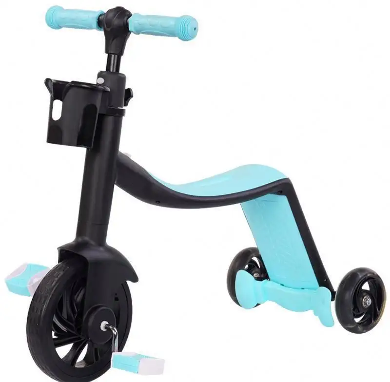 Best-seller Mini trottinette enfant 3 en 1 à 3 roues, vélo avec siège haut-parleur musique