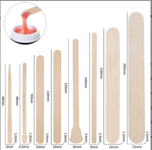 Espátula de madera desechable multiusos para cera, aplicador de maquillaje para cejas y rostro, depresor de lengua, herramienta de depilación al por mayor - Product Image 2