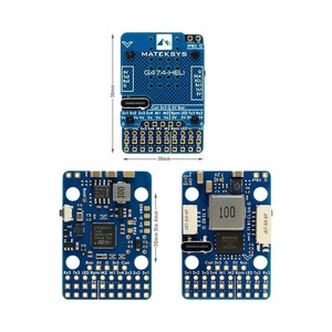 Contrôleur d'hélicoptère RC MATEKSYS FLYBARLESS G474-HELI 32grc Icmfpv 88p SPL06L <span class=keywords><strong>2x</strong></span> BEC Rotorflight Firmware pour drone RC FPV - Product Image 3