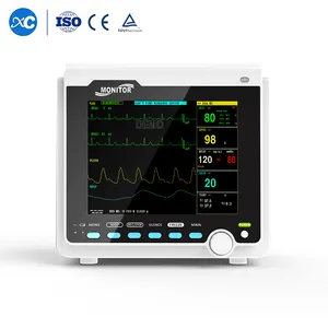 เครื่องวัดความดันโลหิตแบบ Ambulatory,เครื่องวัดความดันโลหิตของสัตว์หน้าจอ Lcd ดิจิตอลขนาดใหญ่มีหลายพารามิเตอร์จอภาพสัตวแพทย์ Etco2