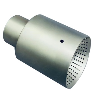 Punta de <span class=keywords><strong>escape</strong></span> de fibra de carbono universal para silenciador <span class=keywords><strong>Akrapovic</strong></span> | Doble <span class=keywords><strong>Salida</strong></span> de acero inoxidable negro MATE | Varios tamaños disponibles - Product Image 3