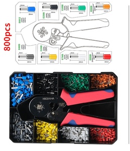 OKYN-G6794 Ferrule Crimping Kit with 800pcs Color Coded <b>Wire</b> Terminals Terminals Connector Set - Product Image 3
