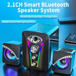 Altavoces para Computadora COOMAER A30, con Cable, Bluetooth 5.0, USB, Sonido HiFi, Bajos Potentes, para Escritorio, Laptop, PC, Juegos, Subwoofer - Product Image 3