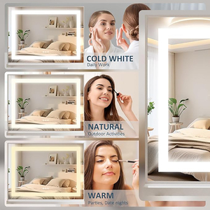 अनुकूलन योग्य लोगो व्यक्तिगत रूप से उच्च परिभाषा डेस्कटॉप मेकअप मिरर लाइट स्ट्रिप 3000-6000k वर्ग कॉस्मेटिक - Product Image 6