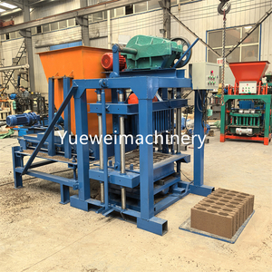 Machine à fabriquer des blocs creux en béton YUEWEI Henan à bas prix avec moule à engrenages et roulement, semi-automatique, électrique, personnalisable, garantie de 3 ans - Product Image 5