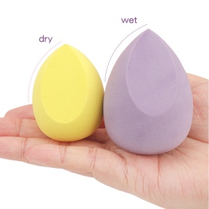 Ensemble d'éponges de maquillage sans latex, 4 pièces, en forme d'œuf, douces, pour fond de teint, poudre, éponge de maquillage beauté - Product Image 4
