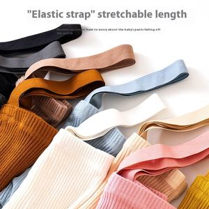 कोरियन शैली के बच्चे के कपास वसंत शरद ऋतु में नग्न पेंटीहोज बच्चों के लिए फुटलेस वेटलिफ्टिंग पैंट - Product Image 4