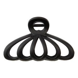 Pinza de Pelo Simple Mate en Forma de Abanico, Pinza de Plástico Hueca Tipo Tiburón para Mujer, Accesorios para el Cabello con Agarre Antideslizante - Product Image 5