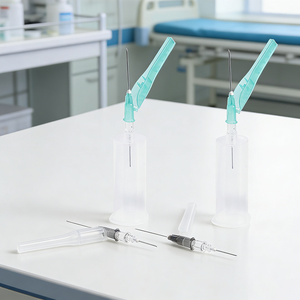 Aguja de Seguridad Desechable 20G 21G 22G 23G, Aguja <span class=keywords><strong>Vacutainer</strong></span> para Extracción de Sangre, Tipo Pluma - Product Image 3