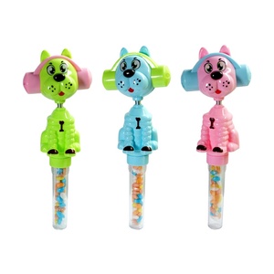 Directo de fábrica de alta calidad Venta caliente Nuevo perro de plástico con <span class=keywords><strong>wistle</strong></span> juguete caramelo regalo sorpresa para niños y niñas - Product Image 1