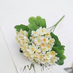 <b>Artificial</b> <b>Hydrangea</b> Bouquet, Silk Fake <b>Flowers</b> For Wedding Hand Bouquet, Home Living Room Dining Table Vase Decor Wholesale - Product Image 4