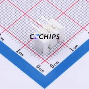 W2542100-3PW2113 Wire-to-Board Pin Header Bent Lead Through Hole,P=2.54mm Connector 1x3P 2.5mm Right Angle Insert XH - Product Image 2