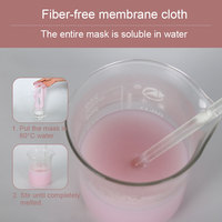 Masque gel coréen rose SalmonPDRN Collage Real Deep Face Mask Night Collagen Bio Facial Mask Manufacturer