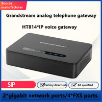 Gateway de Voz Grandstream HT814 de Cuatro Puertos FXS, Conmutación de Red IP Telefónica Común, ATA, Venta al por Mayor