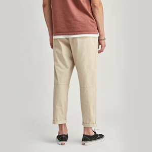 <span class=keywords><strong>Pantalon</strong></span> Chino <span class=keywords><strong>Homme</strong></span> Élastique <span class=keywords><strong>Taille</strong></span> Haute de Qualité Supérieure, Style Designer Ample, Personnalisable, Couleur Kaki, Idéal pour l'Été - Product Image 3