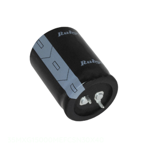 Original 35MXG15000MEFCSN30X40 CAP ALUM 15000UF 20% 35V SNAP TH 15000 uF Through Hole Capacitor - Product Image 1