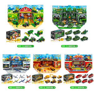 OEM/ODM Großhandel Maßgefertigte 3D Mini Druckguss Flugzeug- & Automodelle Set Jungen Simulations-Technik-Autospielzeug mit Papierbox - Product Image 4