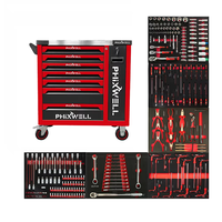 Armoire de chariot à outils à rouleaux de Garage en fer métallique robuste et durable à 7 tiroirs avec outils de réparation de mécanicien 50x91x97cm