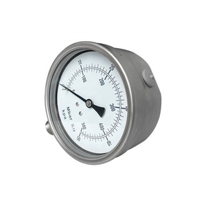 100มม. 4นิ้ว100ซีลไดอะแฟรม mBar 1/4 NPT mBar เกจวัดความดันต่ำ - Product Image 2