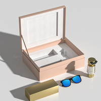 Vente chaude De Luxe De Mode Blanc Optique Lunettes Boîte Étui À Lunettes Étuis À Lunettes Lunettes De Soleil Sac D'emballage