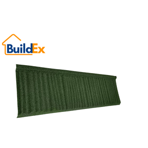 Chine Fabricants Tuiles revêtues de pierre Capuchon de faîte de toit en acier <span class=keywords><strong>Prix</strong></span> de tôle de toiture moderne pour le Ghana - Product Image 6