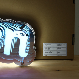 Lcsign Chất lượng cao tùy chỉnh <span class=keywords><strong>led</strong></span> dấu hiệu <span class=keywords><strong>frontlit</strong></span> thư tùy chỉnh 3D thư cửa hàng biển hiệu 3D <span class=keywords><strong>LED</strong></span> Infinity gương chữ cho cửa hàng - Product Image 4