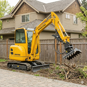 Mini Excavadora de 3.5 Toneladas, Excavadora Compacta de Orugas, Excavadora Hidráulica Pequeña para Construcción Agrícola, Jardinería, Precio de Fábrica, Bajo Costo - Product Image 4