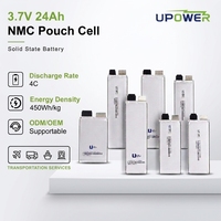 Batterie semi-solide ULi 3.7V 24Ah 450Wh/kg haute densité, cellule rechargeable en pochette pour quadricoptère et appareil de vol électrique