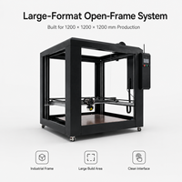 Imprimante 3D FDM automatique haute capacité Protolink3D 1200x1200mm, cadre robuste, nouvelle garantie 1 an, USB/Wifi/Continu, industrielle